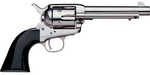 Taylor's & Company 1873 Cattleman Single Action Only Revolver 44-40 Winchester 4.75" Barrel 6 Round Capacity Blade Front, Notched Rear Sights Black Polymer Grips Nickel-Plated Steel Finish