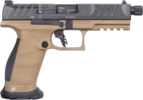 Walther PDP Pro Full Size Semi-Automatic Pistol 9mm Luger 5.1" Barrel (1)-18Rd Magazine Adjustable Sights Black Slide Flat Dark Earth Finish