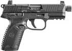 FN 502 Tactical Semi-Automatic Pistol .22 Long Rifle 4.6" Barrel (2)-10Rd Magazines Fixed Sights Black Polymer Finish