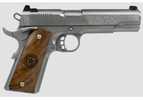 Tisas 1911 Republic of Texas Single Action Semi-Automatic Pistol .45 ACP 5" Barrel (2)-8Rd Magazines Wood Grips Stainless Steel Finish