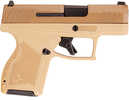 Taurus GX4 Compact Semi-Automatic Pistol 9mm Luger 3" Barrel (2)-11Rd Magazines Brown Slide Tan Finish