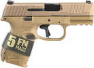 FN 509 Compact Bundle Semi-Automatic Pistol 9mm Luger 3.7" Black Barrel (5)-10Rd Magazines Flat Dark Earth Polymer Finish