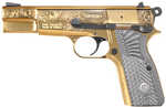 EAA Girsan MCP35 Double Action Only Semi-Automatic Pistol 9mm Luger 4.87" Barrel (1)-15Rd Magazine Adjustable Sights G10 Grips Gold Finish