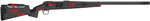 Fierce Firearms Carbon Rival FP 7mm PRC 3+1 Capacity (Hinged Floor Plate) 22" C3 Fiber Black Steel Rec Blood Red Camo Stock with Adj. Cheek Piece Radial TI Muzzle Brake Bix & Andy Trigger