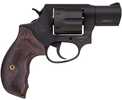 Taurus 856 Double/Single Action Revolver .38 Special 2" Barrel 6 Round Capacity Altamont Walnut Smooth Grips Matte Black Finish