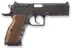 Tanfoglio IFG Stock 1 Small frame Semi-Auto Pistol 40 S&W 4.5" Barrel (1)-12Rd Mag Right Handed Fixed Sights Wood Grips Steel Finish