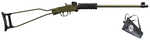 Chiappa Little Badger Break Open Single Shot Rifle .22 Long 16.5" Barrel Round Capacity Wire Steel With Shell Holder Stock OD Green Finish