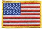 BLACKHAWK! American Flag Patch 2"X3" Hook and Loop Red White and Blue 90RWBV
