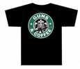 Tuff Products Guns And Coffee T-Shirt Black - Lg