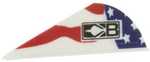 Bohning Archery Blazer VANES True Color 2" American Flag 36Pk