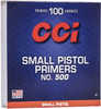 CCI 500 Standard Small Pistol Primers Box of 1000