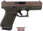 Glock G19 Semi-Automatic Pistol 9mm Luger 4.02" Barrel (1)-15Rd Magazine Brown Slide Leaf Engraving On Frame OD Green Cerakote Finish