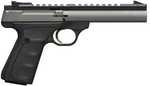 Browning Buck Mark Semi-Automatic Pistol .22 Long Rifle 5.5" Barrel (1)-10Rd Magazine Tungsten Cerakote Slide Black Finish