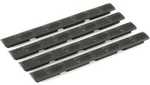 Ergo Grip M-LOK WedgeLok Rail Covers 6 1/4"X5/8" Slot Black Finish 4332-4Pk-Bk