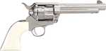 1873 OUTLAW LEGACY NICKEL ENGRAVED 5.5" .357MAG POLYMER IVORY GRIP