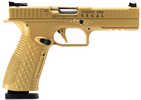 American Precision Strike One Ergal Semi-Automatic Pistol 9mm Luger 5" Barrel (2)-10Rd Magazines Gold Brushed Finish