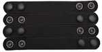 Bianchi 6406 Ranger Belt Keepers (4 Pack) Black, Velcro 15634