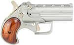 Old West Big Bore Derringer .380 ACP 3.5" Barrel 2 Round Capacity Fixed Sights Rosewood Grips Silver Satin Finish