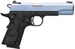 Browning 1911-380 Black Label Semi-Automatic Pistol .380 ACP 4.25" Barrel (1)-8Rd Magazine Polar Blue Cerakote Slide Matte Black Synthetic Finish