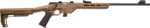 Legacy Citadel Trakr Bolt Action Rifle .22 Long Rifle 18" Barrel (1)-10Rd Magazine Synthetic Stock Flat Dark Earth Finish