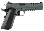 Tisas 1911 Night Stalker Semi-Automatic Pistol 9mm Luger 5" Barrel (2)-9Rd Magazines Thin Tricut Aluminum Grips Platinum Grey Cerakote Finish