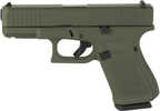 Glock G19 Compact Semi-Automatic Pistol 9mm Luger 4.02" Barrel (2)-15Rd Magazines Black Slide Moss Green Skydas Cerakote Finish