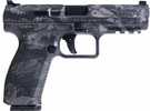 Canik TP9SF Semi-Automatic Pistol 9mm Luger 4.46" Barrel (2)-18Rd Magazines Polymer Grips Tiger Dark Grey Cerakote Finish
