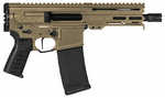 CMMG Dissent MK4 Semi-Automatic Pistol 9mm Luger 6.5" Barrel (2)-30Rd Magazines CMMG ZEROED Pistol Grip Cotyote Tan Cerakote Finish