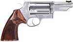 Taurus Judge Executive Grade Double/Single Action Revolver .45 Colt/.410 Gauge 3" Barrel 5 Round Capacity Altamont Walnut Wood Grip Stainless Finish