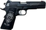 Fusion Firearms Freedom Reaction 1911 "Back The Blue" Semi-Automatic Pistol .45 ACP 5" Barrel (1)-8Rd Magazine Black Oxided Finish