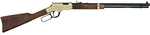 Henry Goldenboy Deluxe Lever Action Rifle .22 WMR 20.5" Barrel 12 Round Capacity American Walnut Stock Gold And Blued Finish