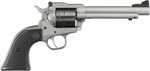 Ruger Super Wrangler Single Action Revolver .22 LR/.22 Magnum 5.5" Barrel 6 Round Capacity Black Checkered Synthetic Grips Silver Cerakote Finish