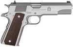 Springfield 1911 Defender Mil-Spec Semi-Automatic Pistol .45 ACP 5" Barrel (1)-7Rd Magazine Wood Composite Grips Stainless Steel Finish