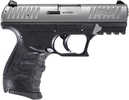 Walther Arms CCP M2 + Semi-Automatic Pistol 9mm Luger 3.54" Barrel (1)-8Rd Magazine Serrated Sliver Stainless Steel Slide Black Polymer Finish