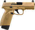 FN America 545 MRD Semi-Automatic Pistol .45 ACP 4.1" Barrel (2)-15Rd Magazines Polymer Grips Flat Dark Earth Finish