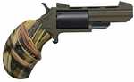 North American Arms Huntsman Mini-Revolver .22 Winchester Magnum 2" Barrel 5 Round Capacity Hydro Dipped Wood Grip OD Green Finish