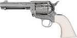 Taylor's & Company Pietta Outlaw Legacy Revolver .45 Colt 4.75" Barrel 6 Round Capacity Blade Front Sight Polymer Ivory Grips Nickel Plated Finish