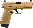 FN America MRD Semi-Automatic Pistol .45 ACP 4.1" Barrel (2)-10Rd Magazines Fixed Sights Flat Dark Earth Polymer Finish