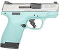 Smith & Wesson Shield Plus M&P9 Semi-Automatic Pistol 9mm Luger 3.1" Barrel (1)-10Rd & (1)-13Rd Magazines Silver Slide Robins Egg Blue Finish