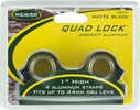 Weaver Quad Lock Detachable Rings 1" High Matte 49047