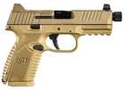 FN 509 Midsize Tactical Semi-Automatic Pistol 9mm Luger 4.5" Barrel (5)-10Rd Magazines Flat Dark Earth Polymer Finish