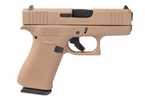 Glock 43X Sub-Compact Semi-Automatic Pistol 9mm Luger 3.41" Barrel (2)-10Rd Magazines Fixed Sights Coyote Tan Cerakote Finish