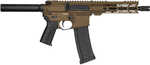 CMMG MK4 Banshee Semi-Automatic Pistol 4.6x30mm 8" Barrel (1)-40Rd Magazine Burnt Bronze Polymer Finish