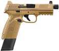 FN America FN 510 Tactical Semi-Automatic Pistol 10mm 4.71" Barrel (1)-15Rd & (1)-22Rd Magazine Flat Dark Earth Polymer Finish