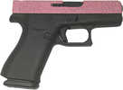 Glock G43X MOS Slim Sub-Compact Semi-Automatic Pistol 9mm Luger 3.41" Barrel (2)-10Rd Magazines Glamour Glock Pink Glitter Cerakote Slide Black Polymer Finish
