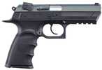 Desert Eagle Baby III Semi-Automatic Pistol .40 S&W 4.43" Barrel (2)-12Rd Magazines Northern Light Blue Slide Black Polymer Finish
