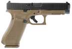 Glock G47 Gen5 MOS Semi-Automatic Pistol 9mm Luger 4.49" Barrel (3)-17Rd Magazines Fixed Sights Black Slide Flat Dark Earth Polymer Finish