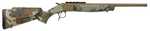 CVA Scout V2 Takedown Single Shot Rifle .44 Remington Magnum 22" Barrel 1 Round Capacity Drilled & Tapped Woodland Camouflage Synthetic Stock Flat Dark Earth Cerakote Finish