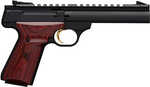 Browning Buck Mark Field Target Semi-Automatic Pistol .22 Long Rifle 5.5" Heavy Bull Barrel (1)-10Rd Magazine Laminate Cocobolo Target Grips Matte Black Finish