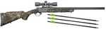 Traditions Crackshot XBR Single Shot Rifle .22 Long Rifle 16.5" & 20" Barrels 1 Round Capacity Arrow Launching Upper 4x32 Scope & 3 Firebolt Arrows Included Veil Wideland Camouflage Stock Blued Finish